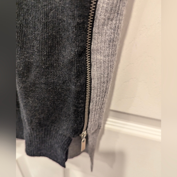 Cynthia Rowley extra fine merino wool side zipper midi sweaterdress XL soft - Picture 6 of 7